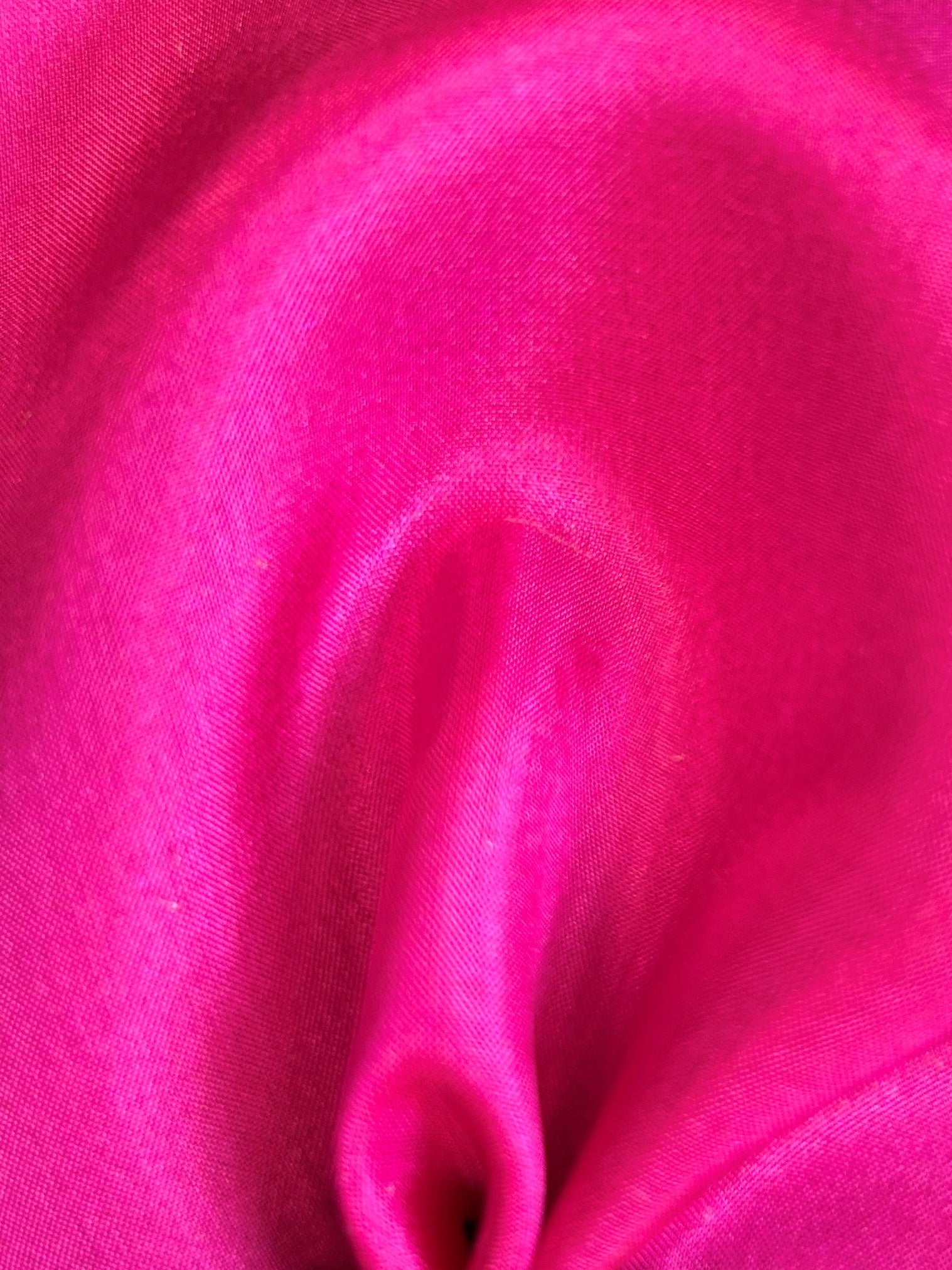 Habotai en Soie Fuchsia - Mosaic