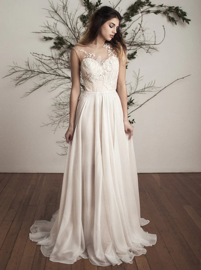 Georgette de Soie Blanche – Marquis