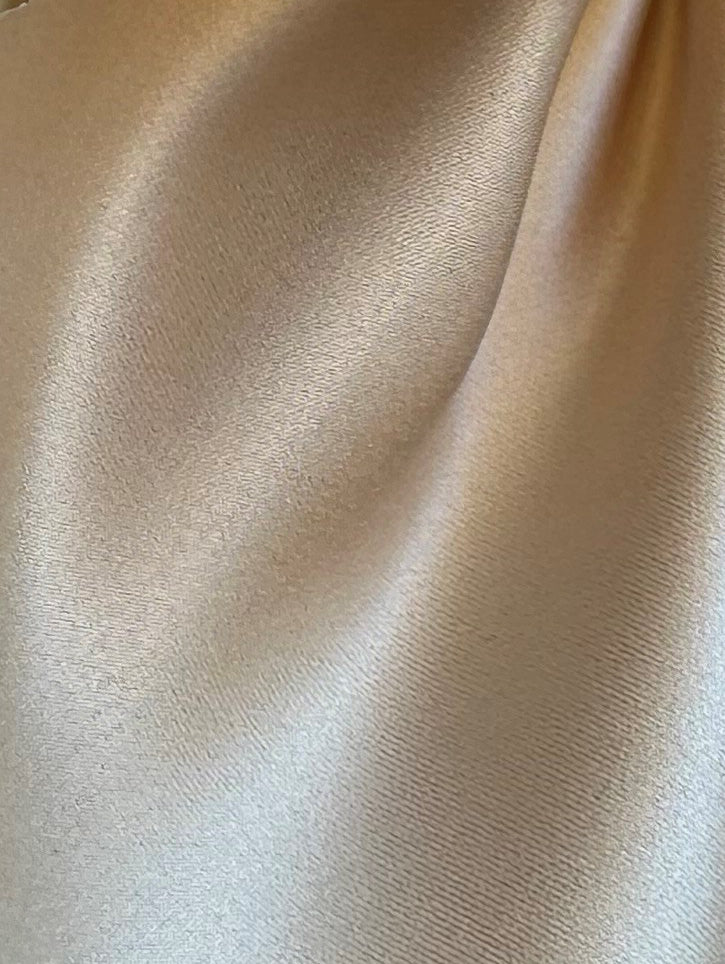 Satin de polyester doré - Mystique
