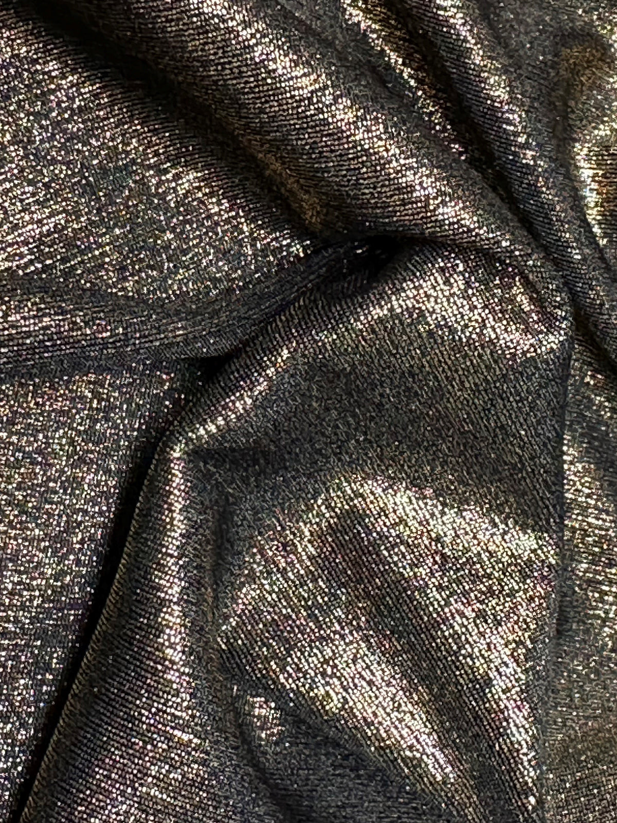 Tricot effet mouillé doré - Vista