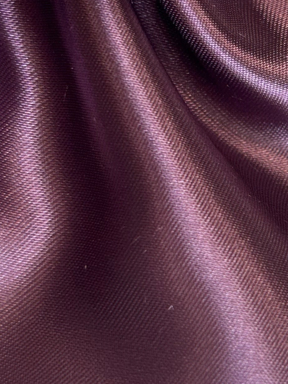 Satin Polyester Raisin - Ascot