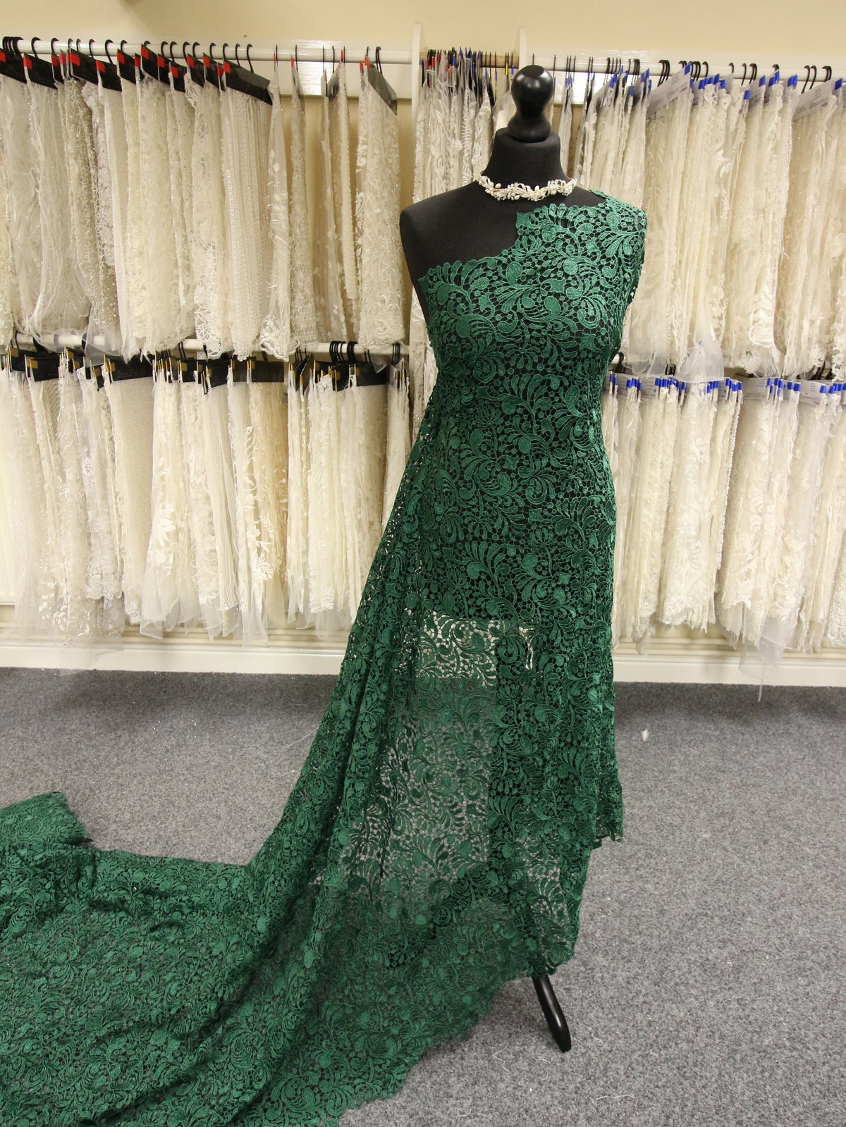 Dentelle Guipure Verte - Theresa