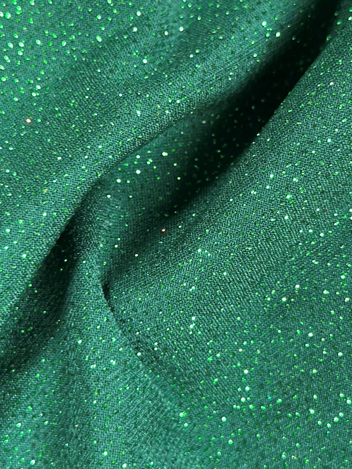 Tissu jersey vert pailleté - Daredevil