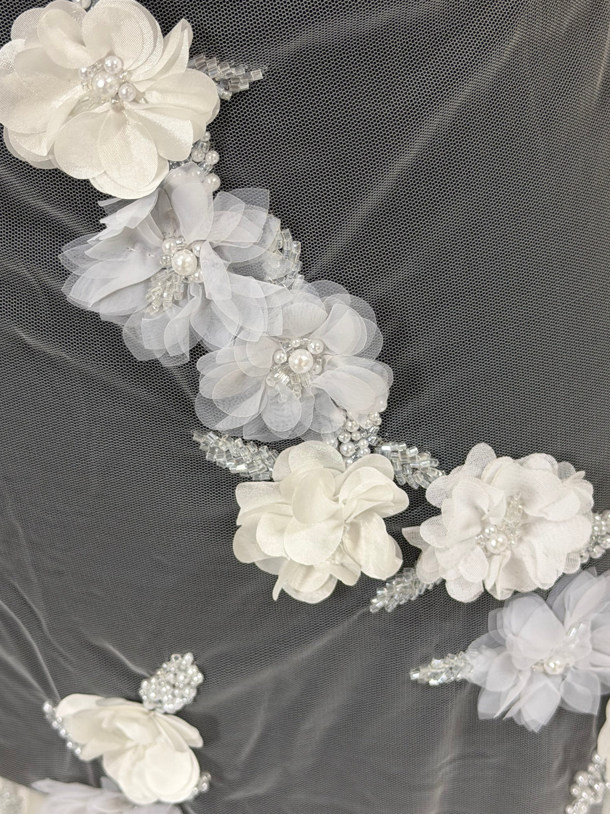 Dentelle 3D ivoire - Fincola