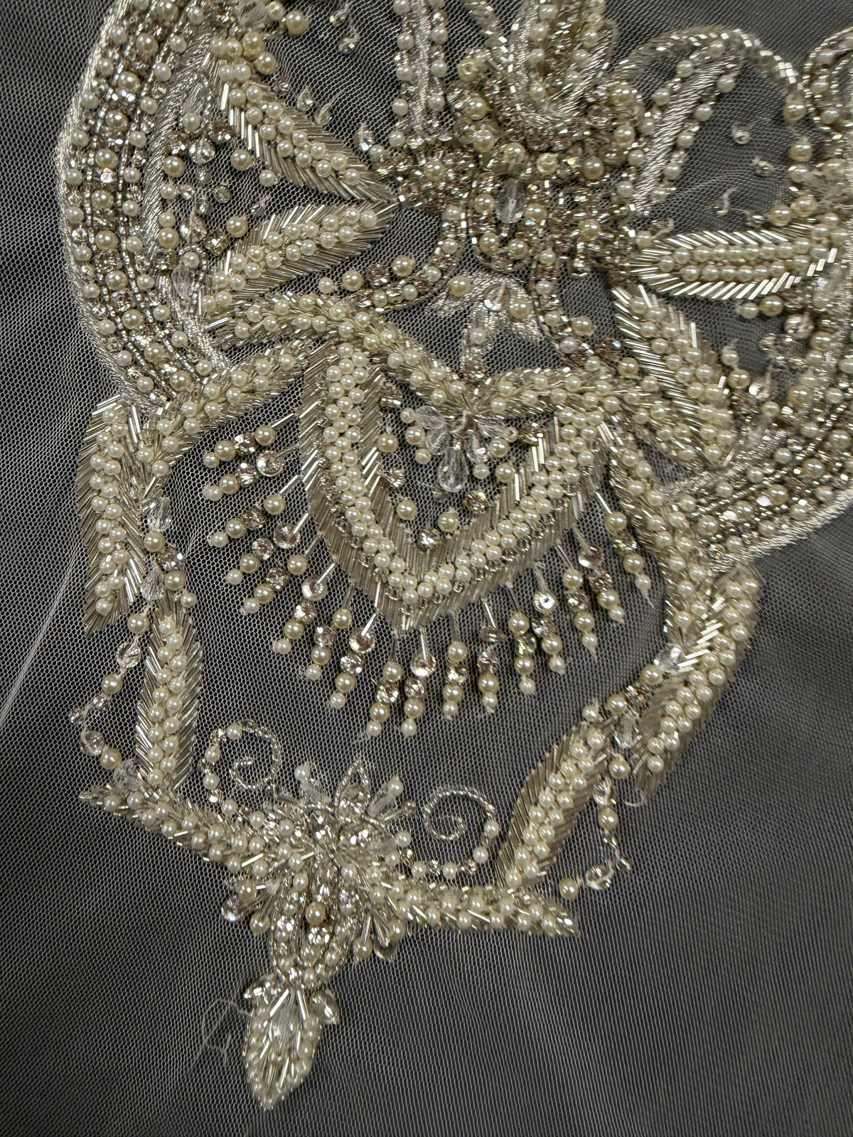 Beaded Embroidery Applique - T706