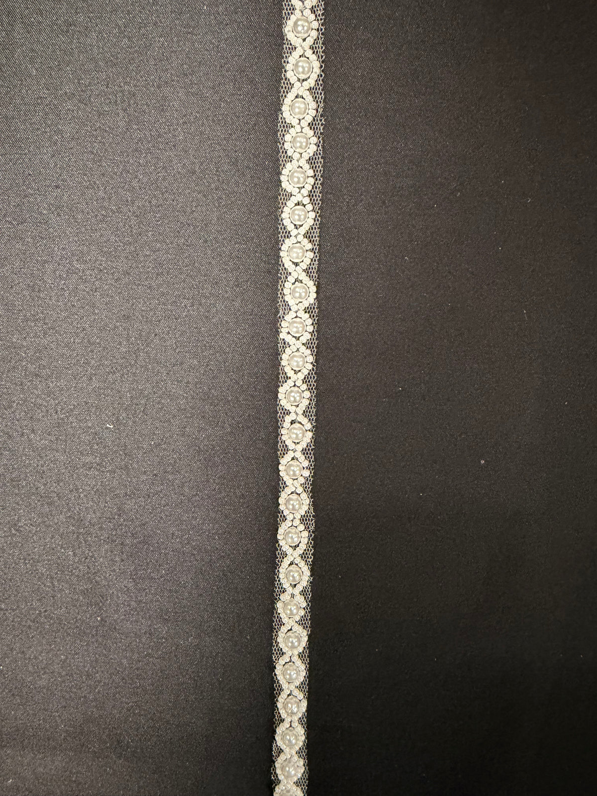 Bordure perlée ivoire - EH2019