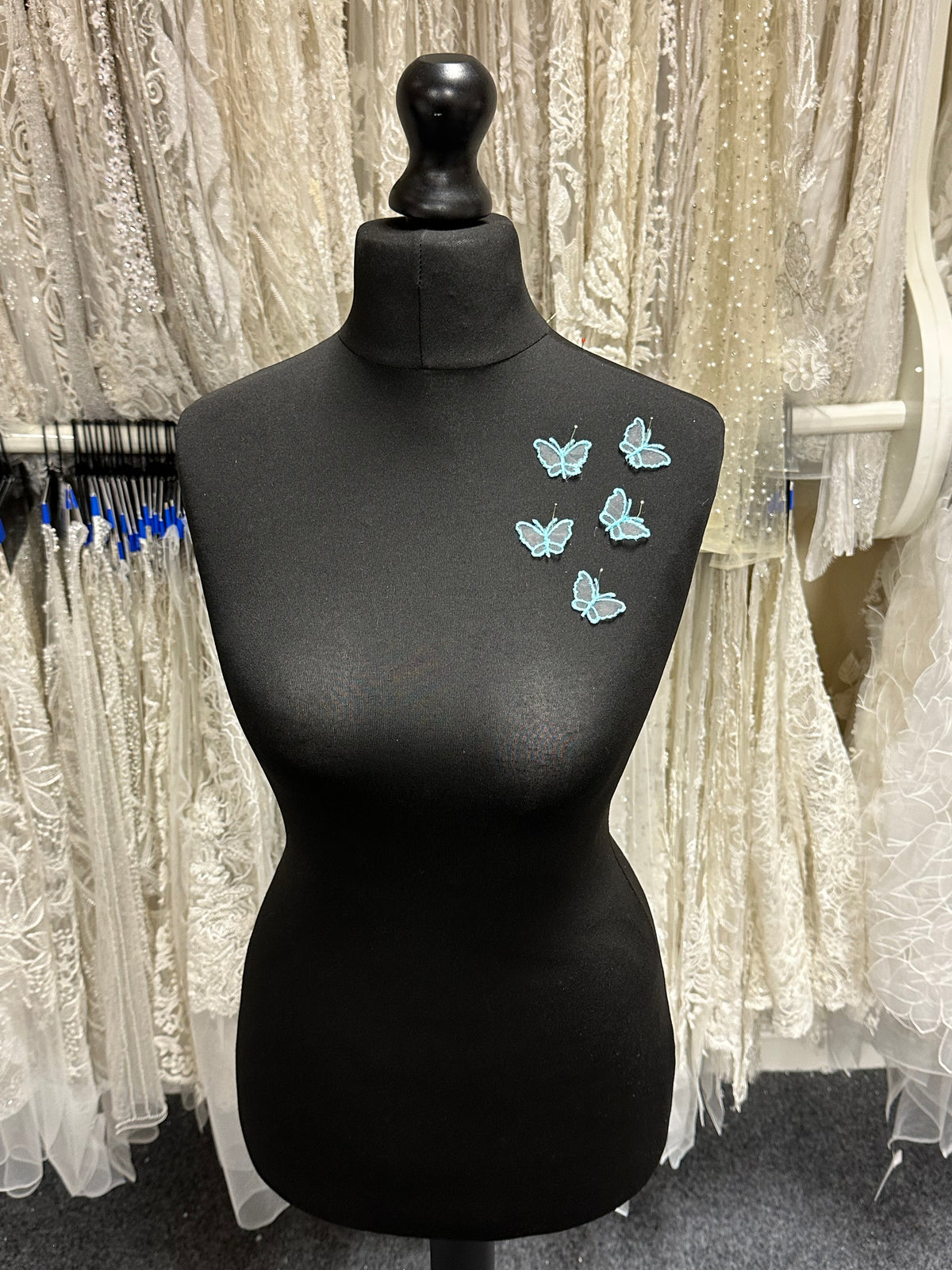 Applique papillon topaze - M1
