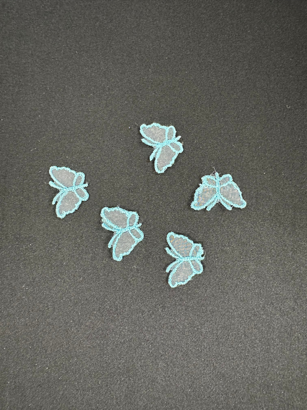 Applique papillon topaze - M1