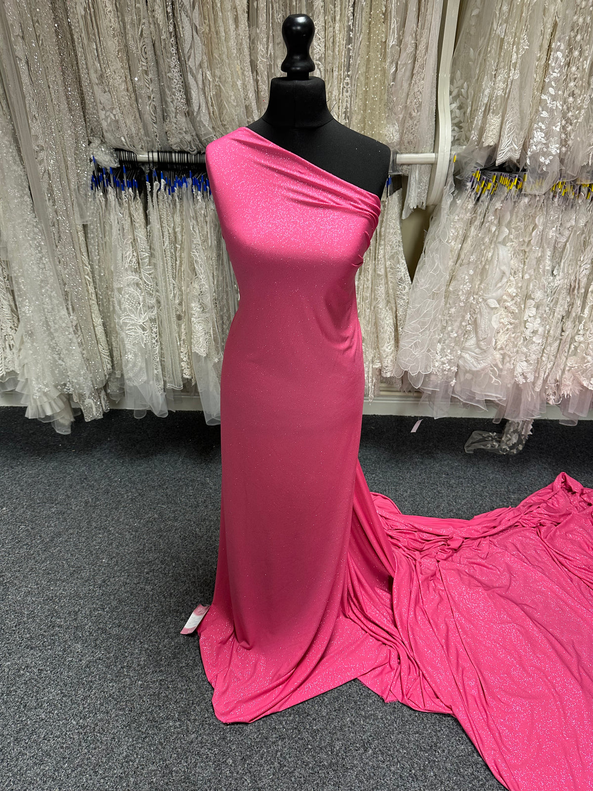 Tissu jersey rose clair pailleté - Daredevil