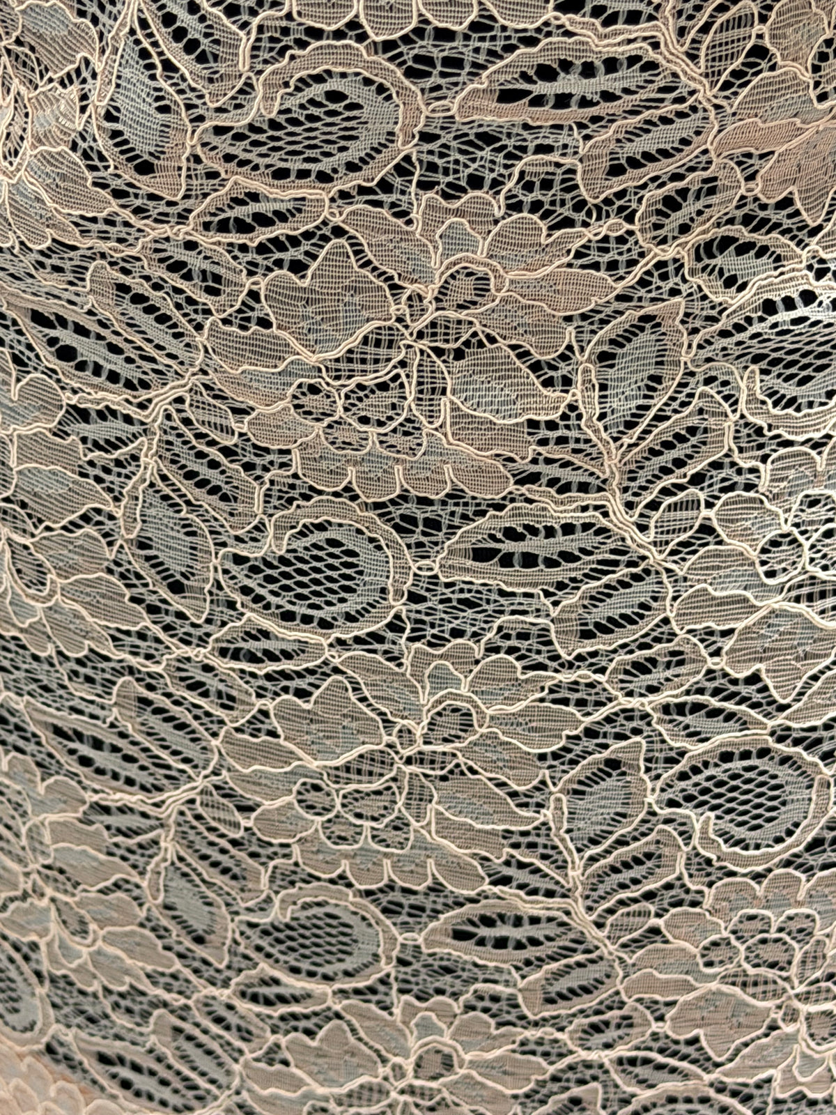 Dentelle cordée rose perle - Tocca