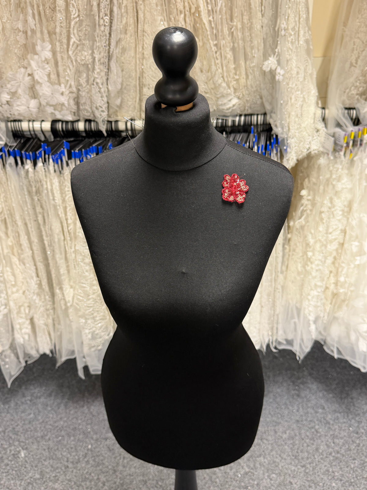 Motif perles rouges - MT3005
