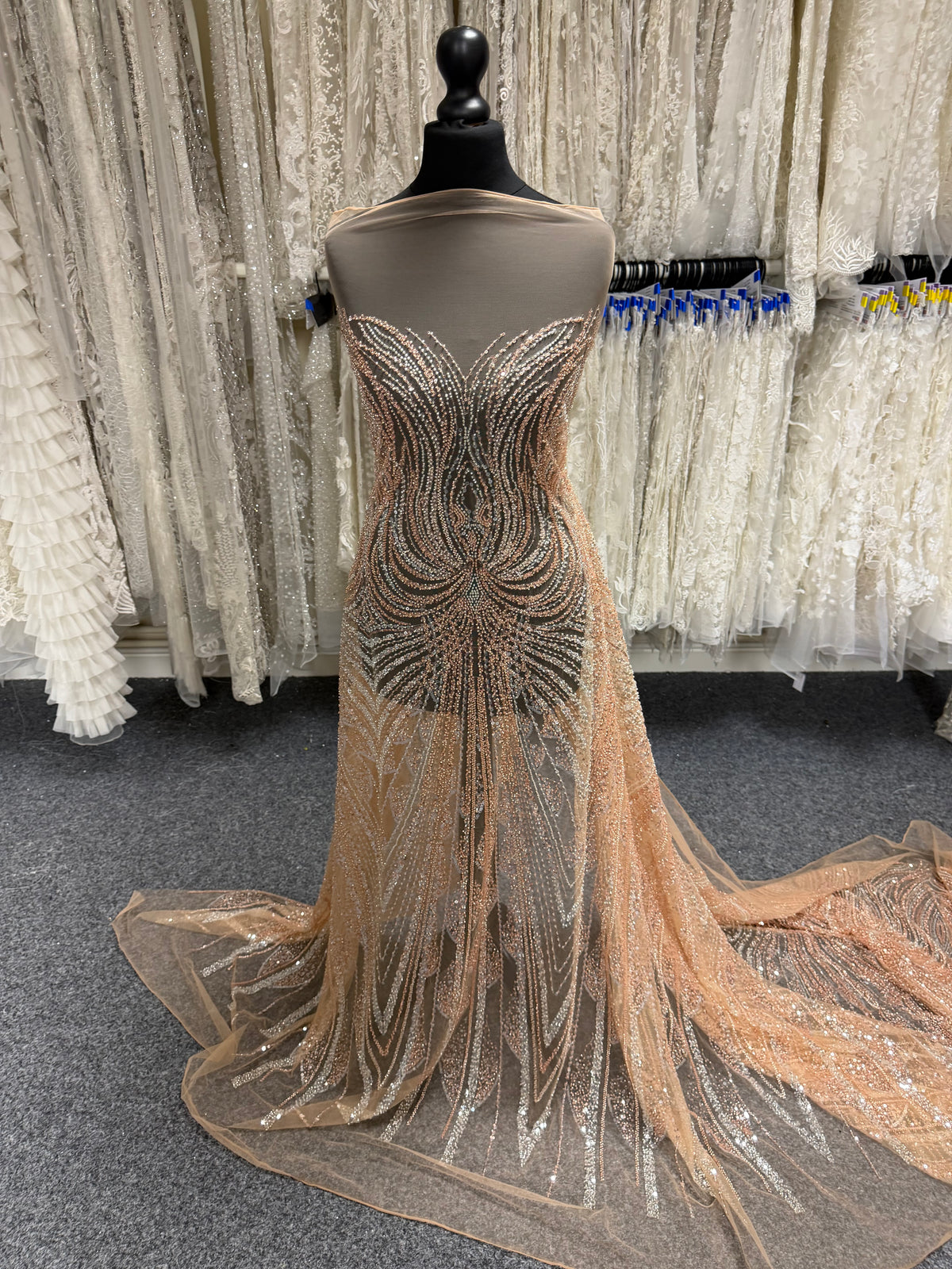 Dentelle perlée nude - Tenerife