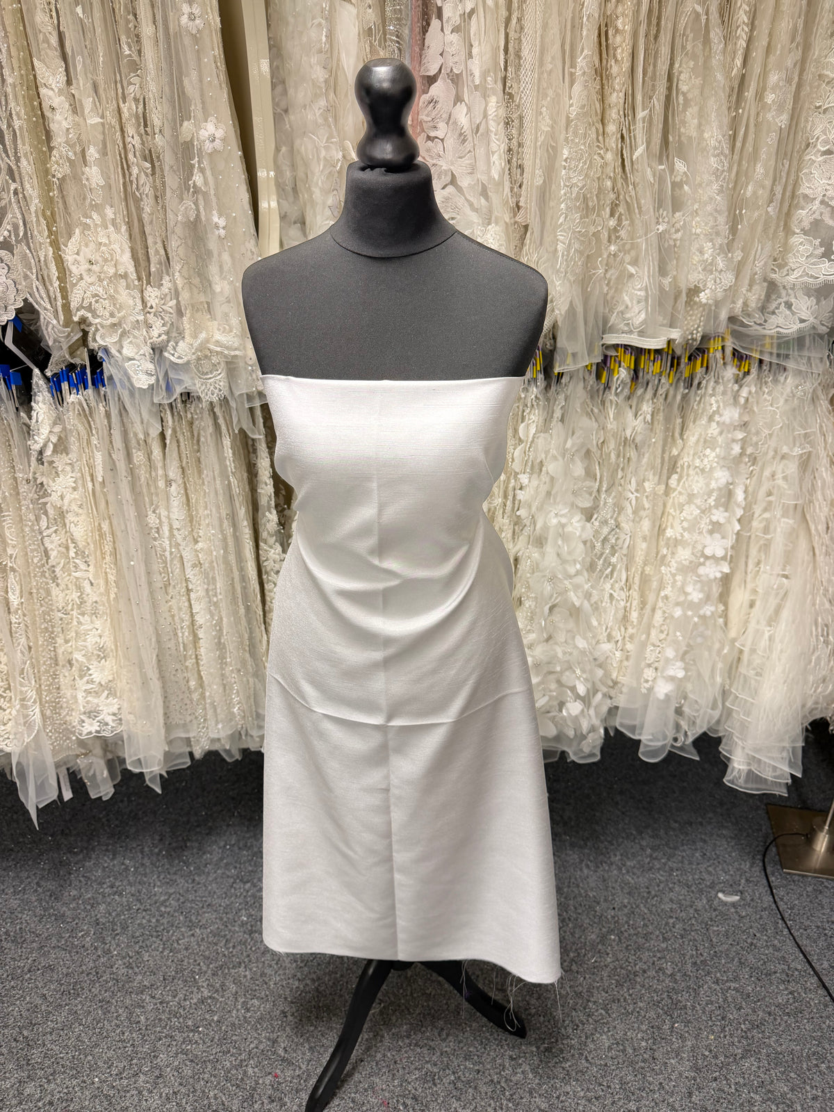 Dupion en satin de polyester argenté - Clarté (P967)