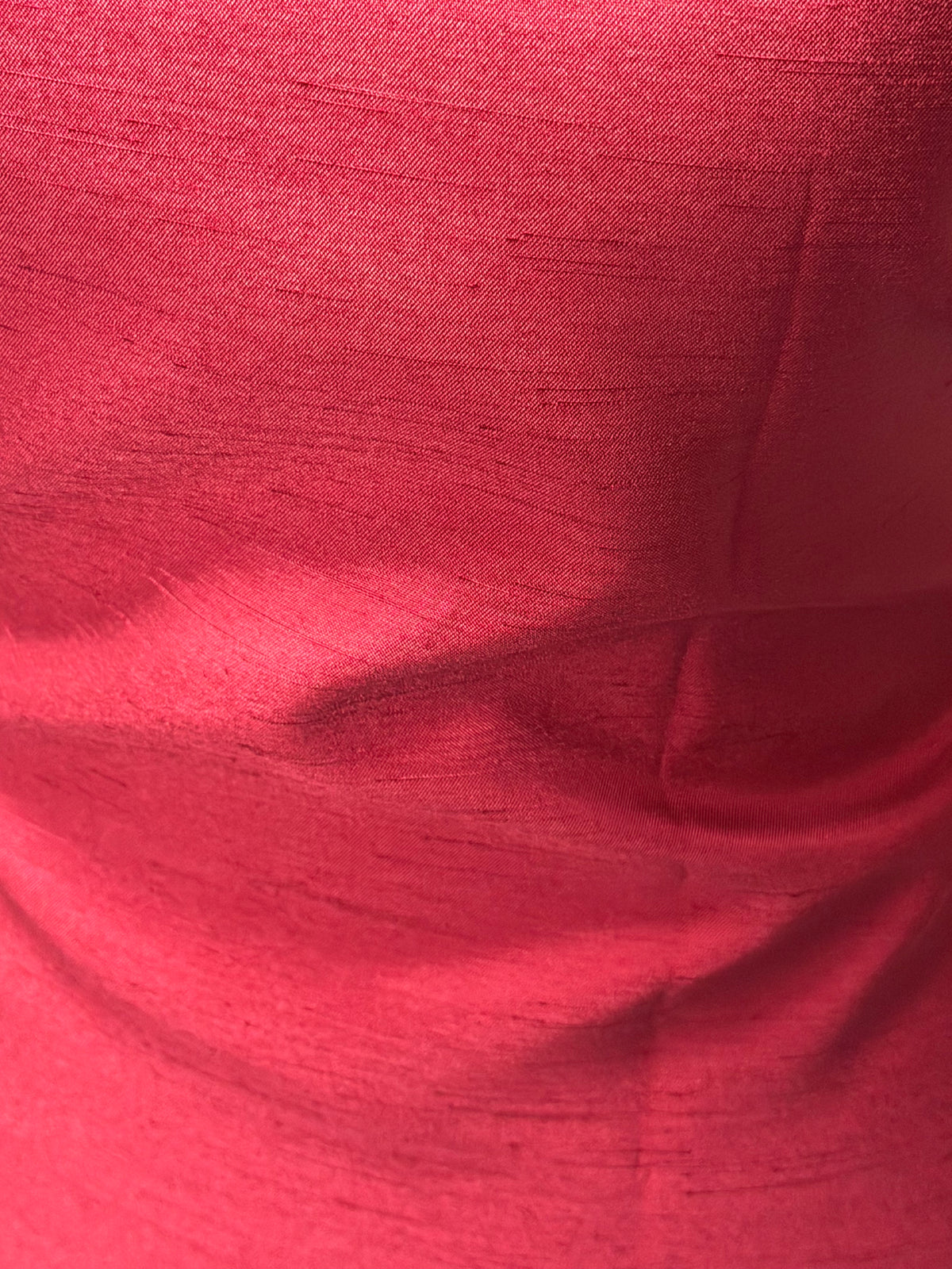 Dupion en satin de polyester rubis - Clarté (P967)