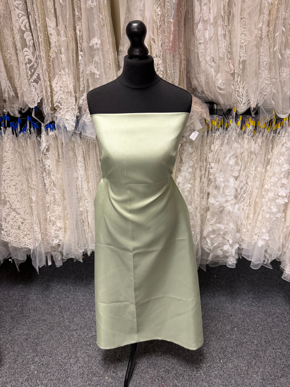 Dupion en satin de polyester menthe - Clarté (P967)