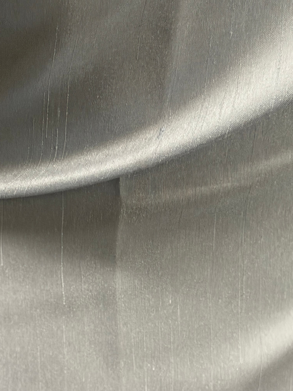Dupion en polyester bleu glacier avec envers en satin - Clarté (P967)