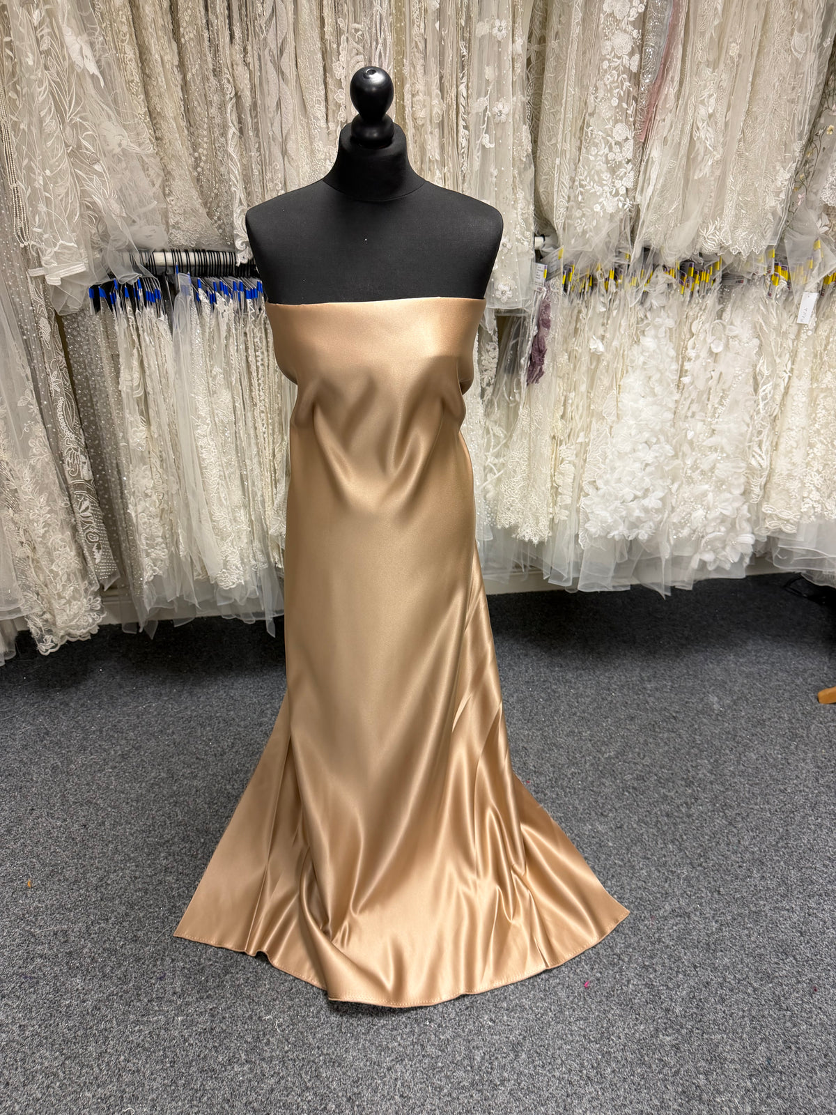 Satin Duchesse Polyester Café - Contessa