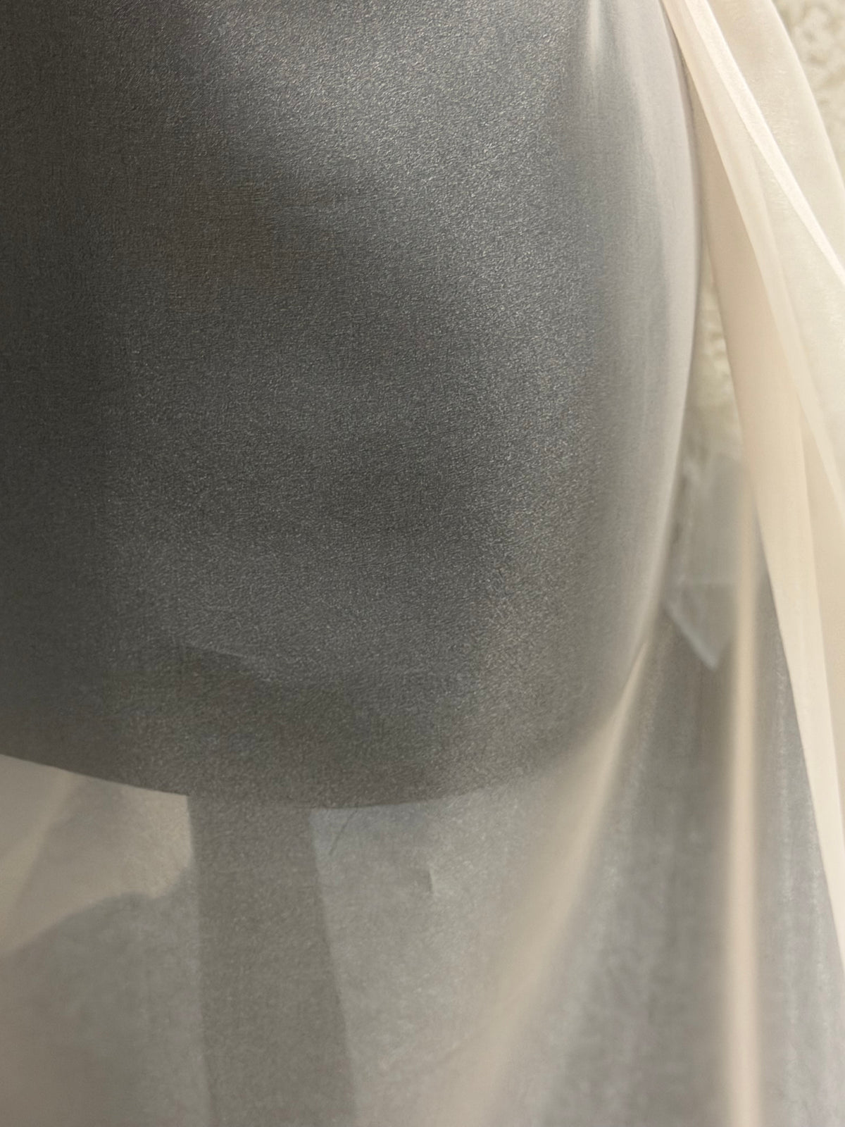 Organza poly-organza champagne clair - P150