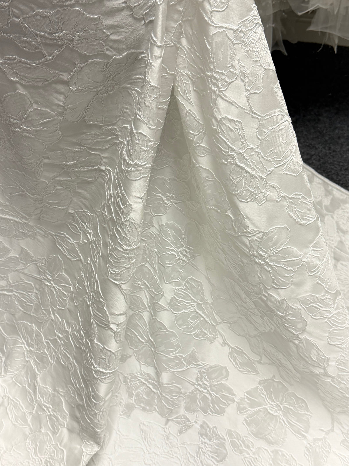 Brocade Cloqué Ivoire - Sandown