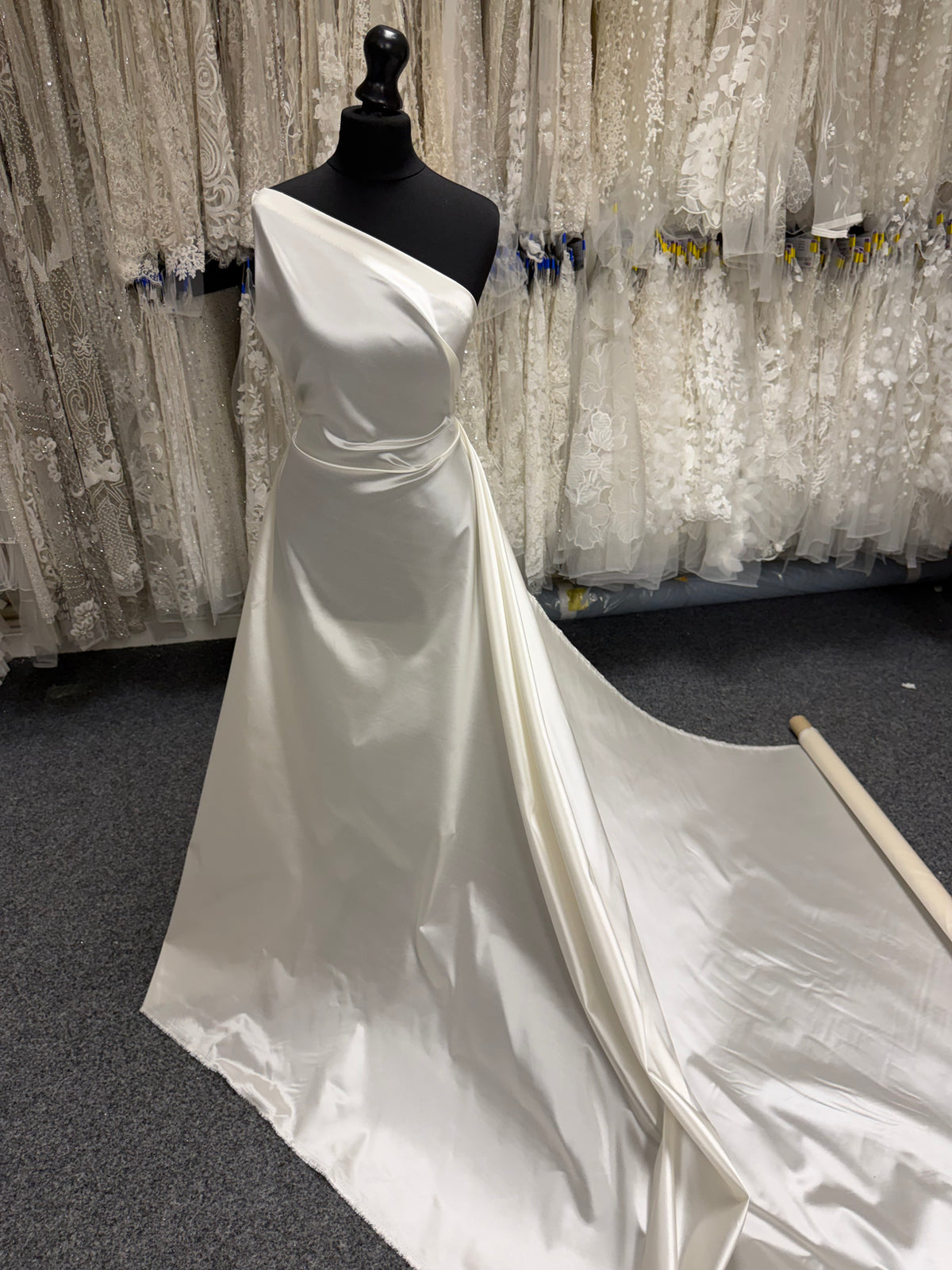 Taffetas d'organza mélangé soie ivoire - P607