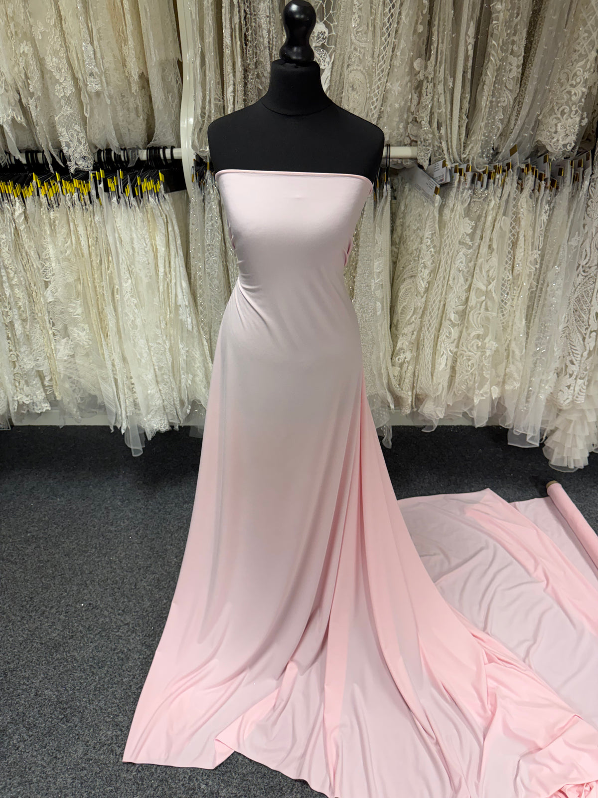 Jersey stretch rose en polyester - Radical