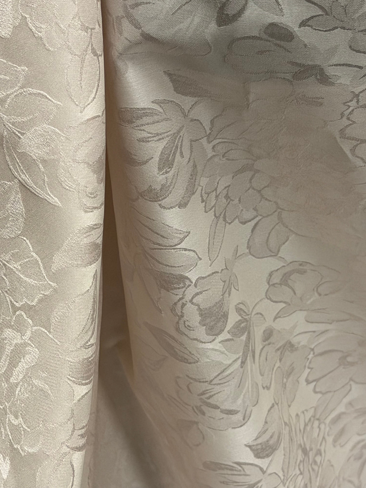 Jacquard mélange de soie rose - P665