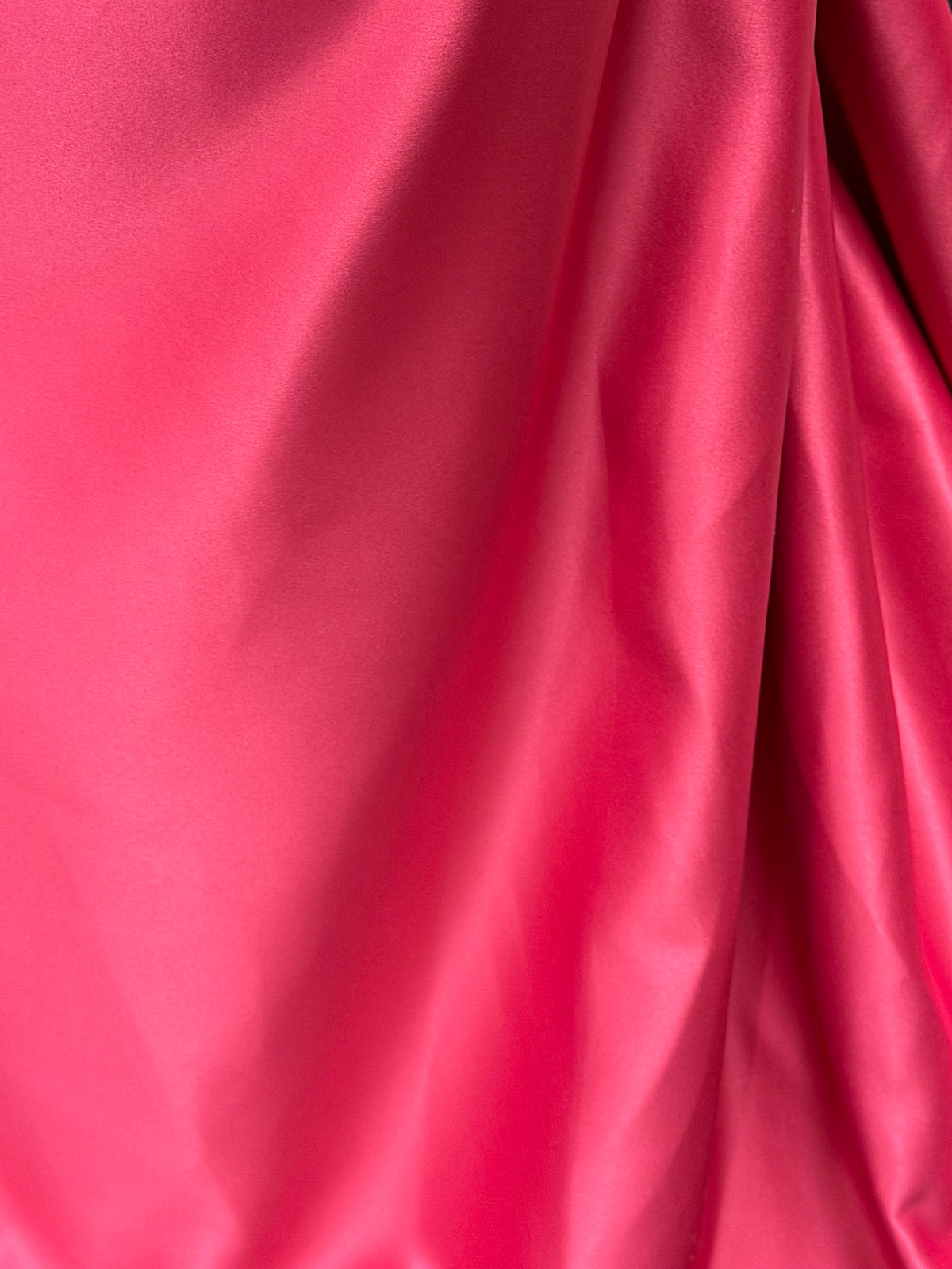Satin Polyester Framboise - Majestic