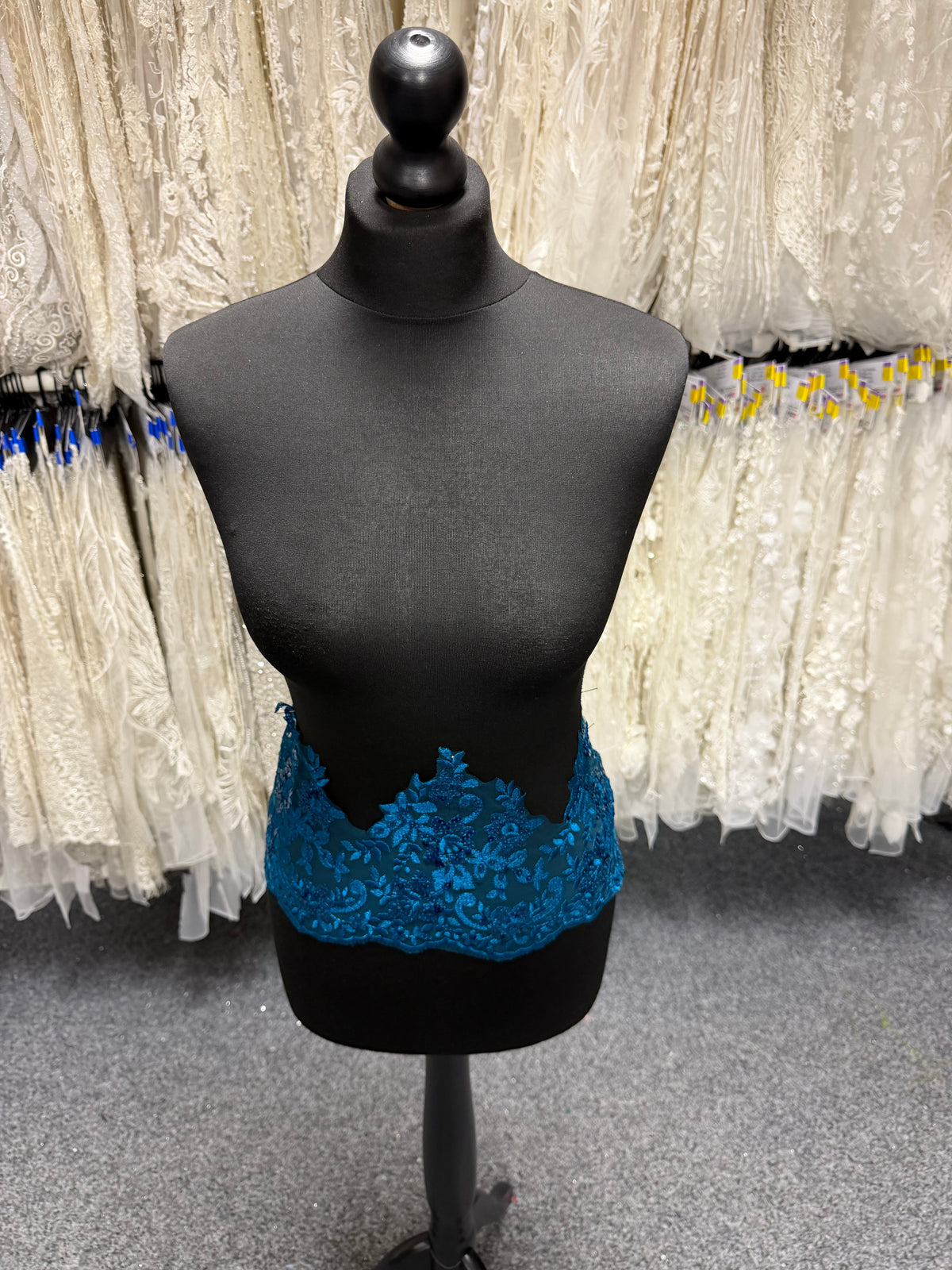 Ganse à sequins sarcelle - T661