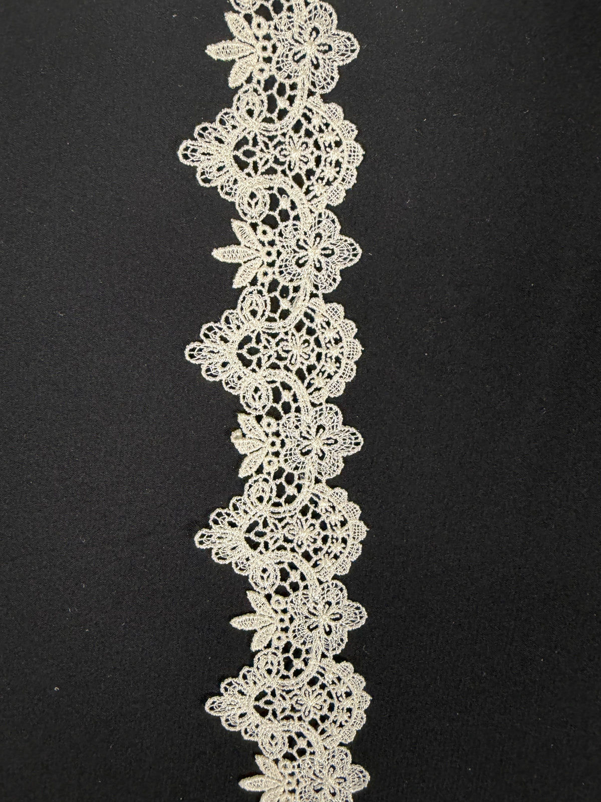 Galon Dentelle Guipure Ivoire – T435