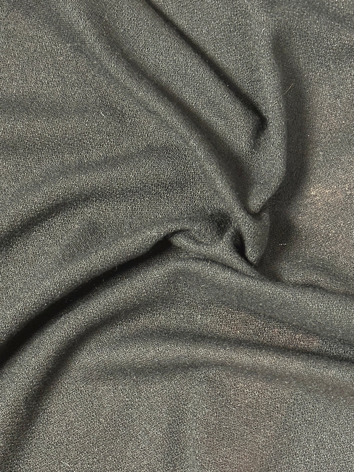 Crêpe tricotée noire - Volcan