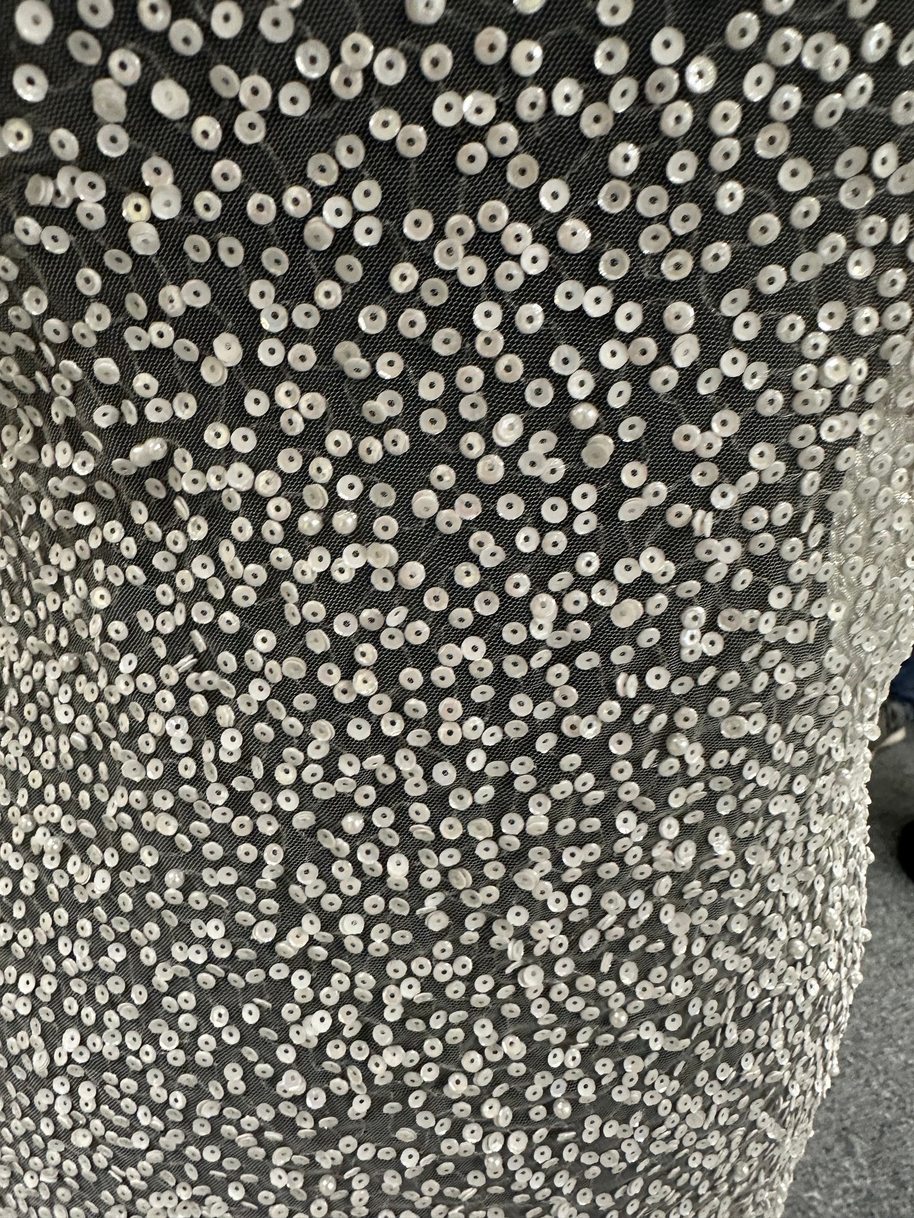 Dentelle Ivoire Pailettée - Luz