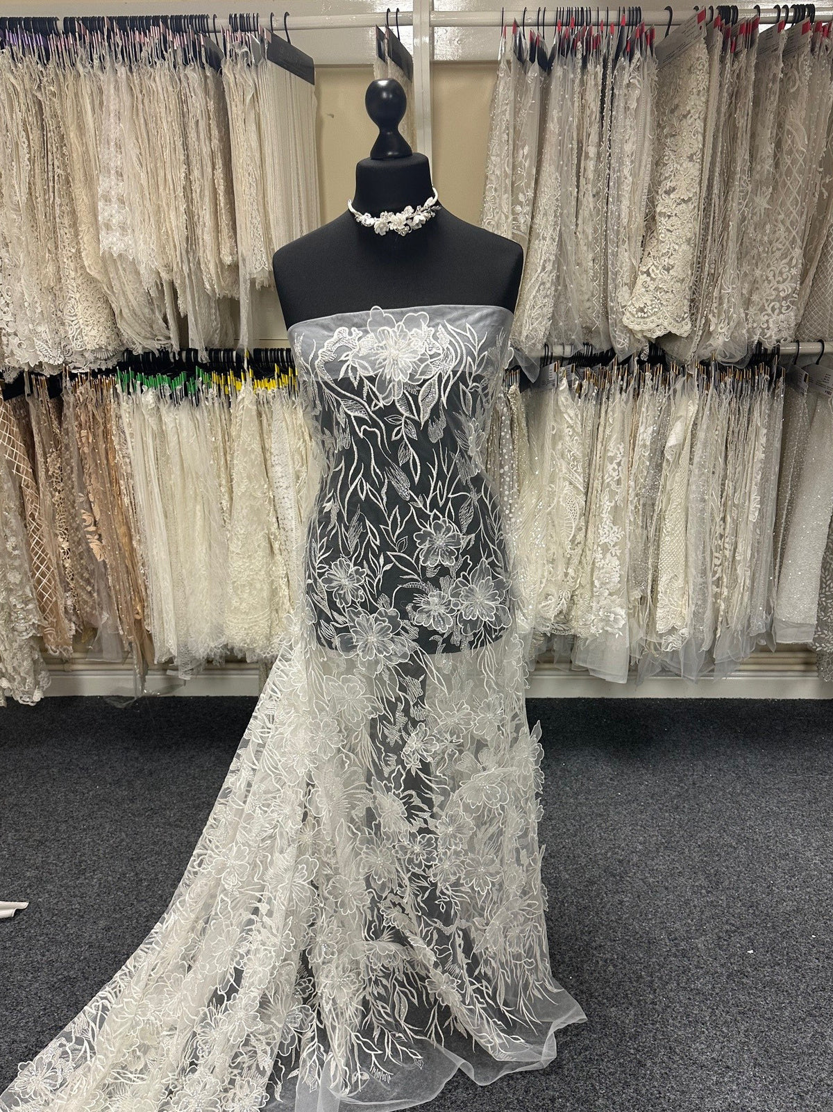 Dentelle 3D Ivoire - Saga