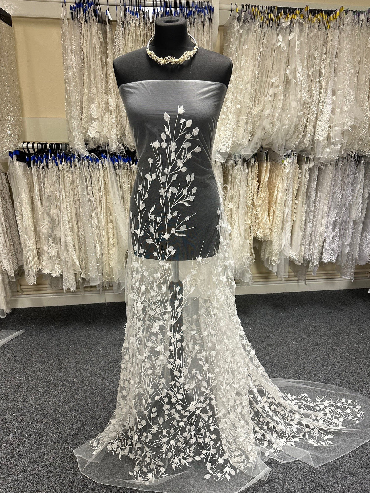 Dentelle 3D Ivoire - Jacobella