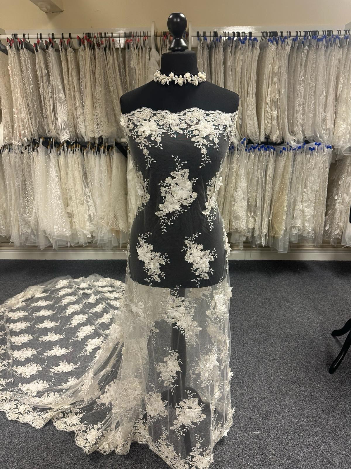 Dentelle Fleur Ivoire - Naomi