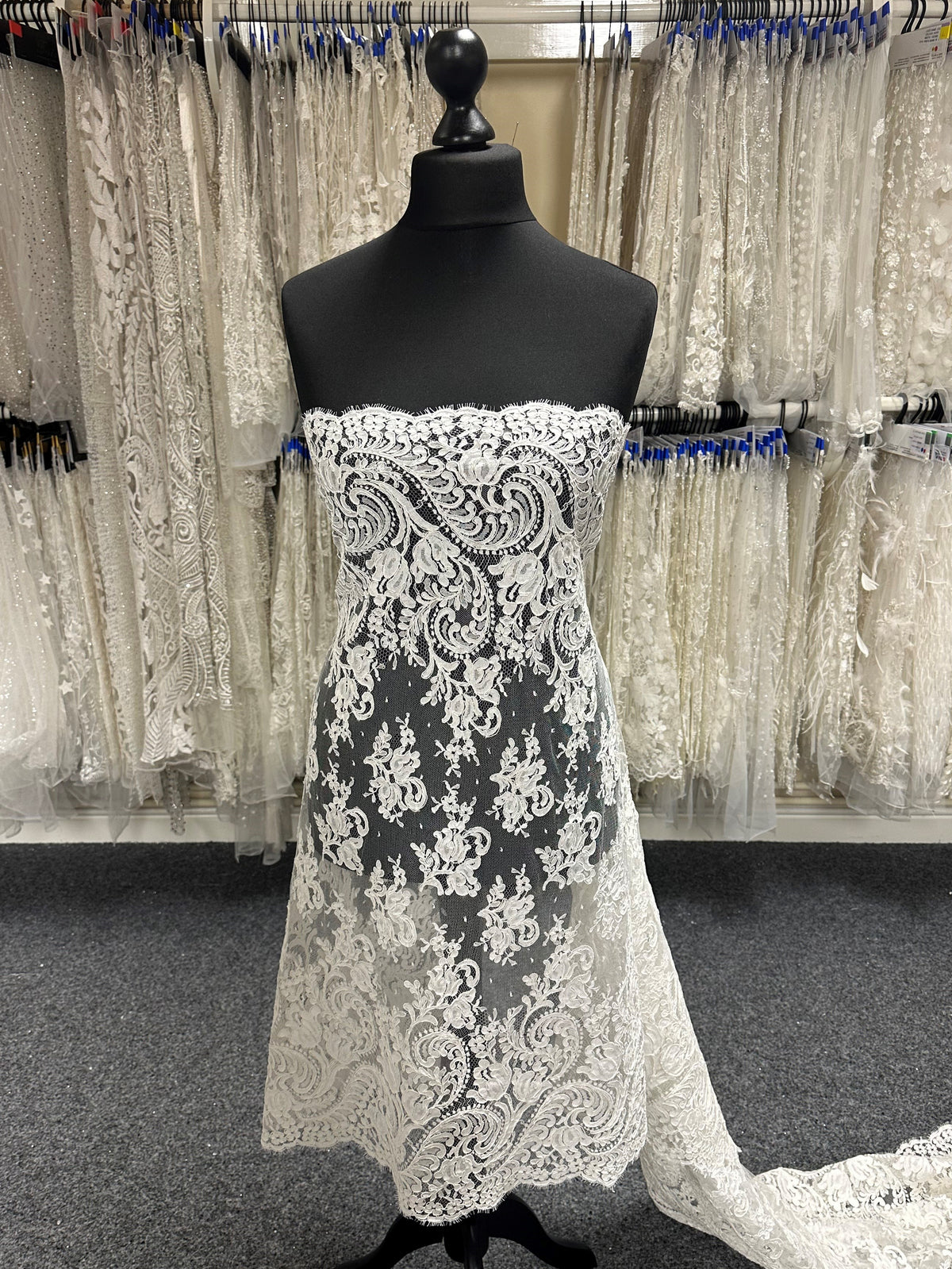 Dentelle Chantilly Cordée Ivoire - Solice