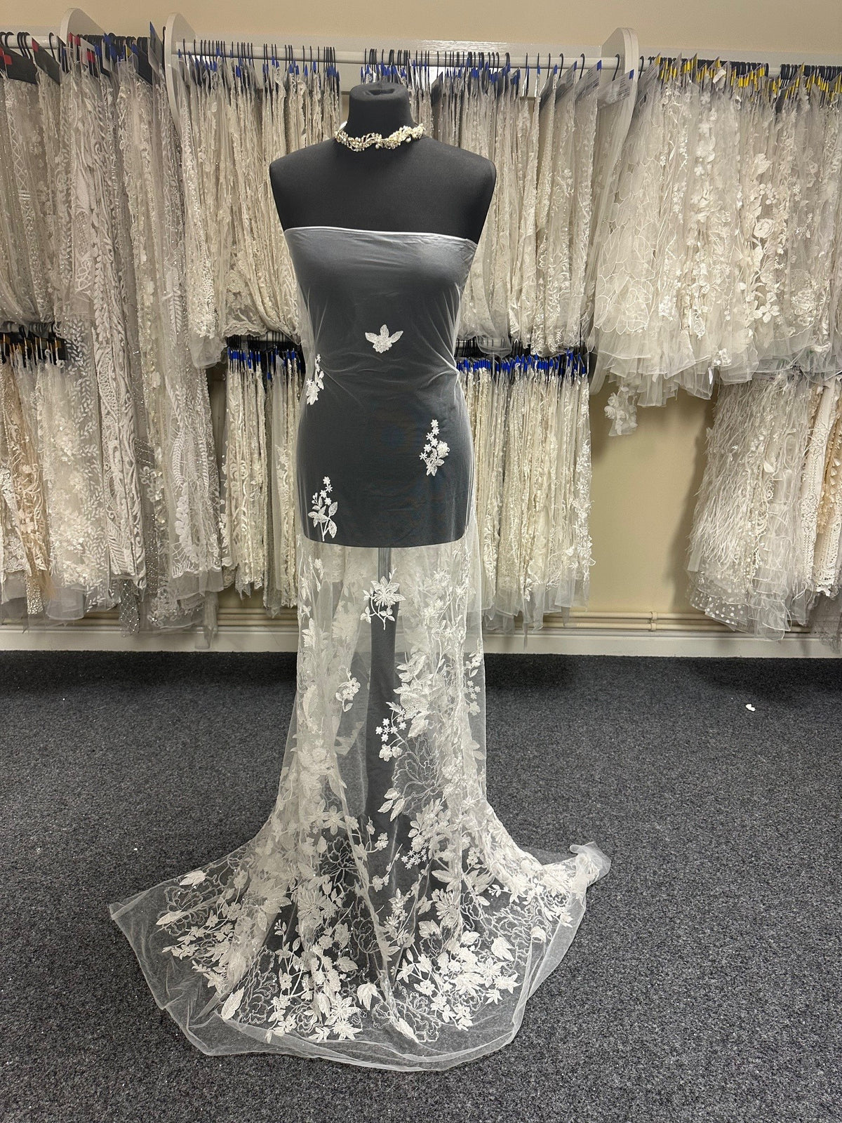 Dentelle Brodée Ivoire - Alameda