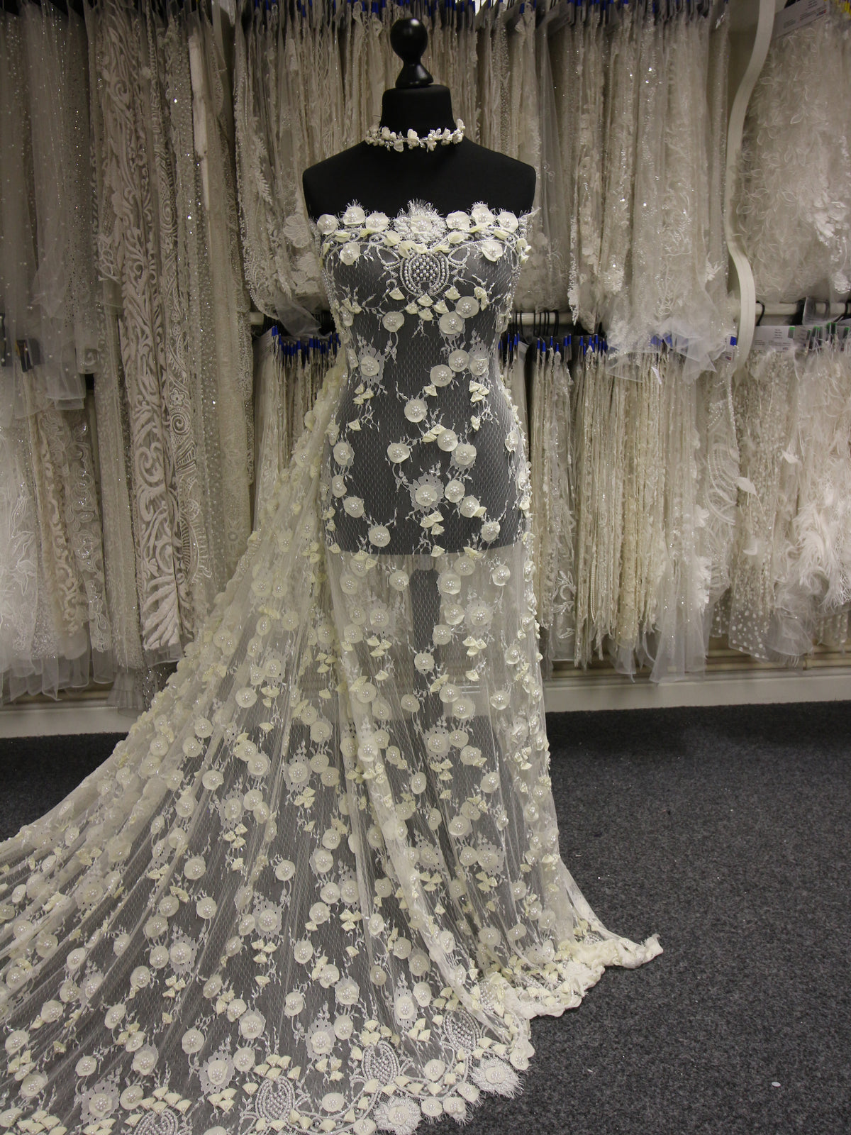 Dentelle Laser Ivoire - Biella