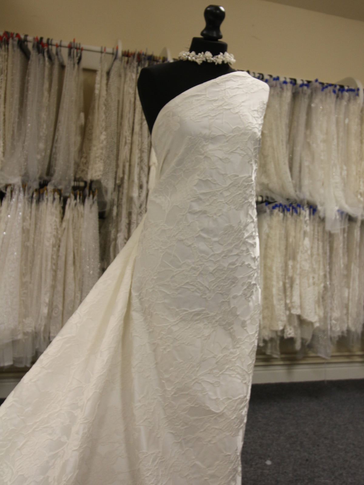 Brocart Cloqué Ivoire - Lambert