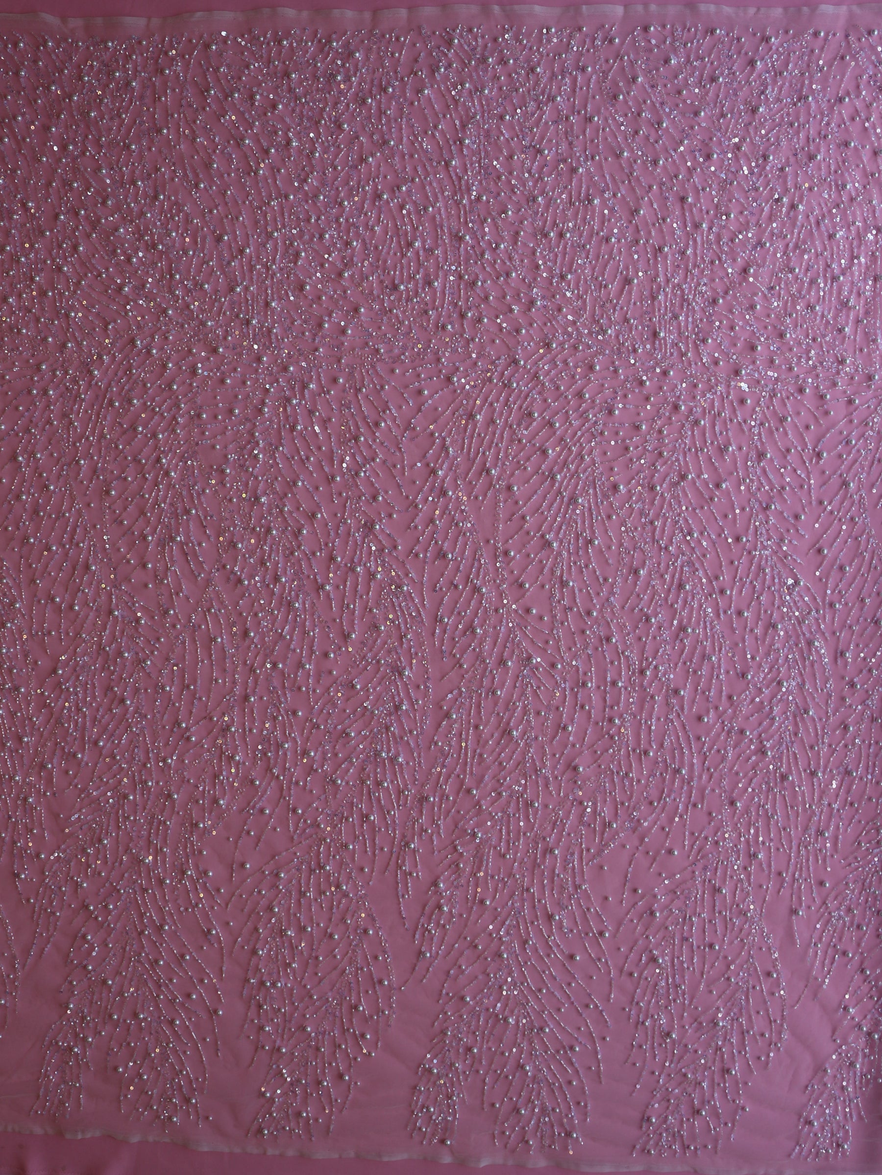 Tulle perlé ivoire - Kit