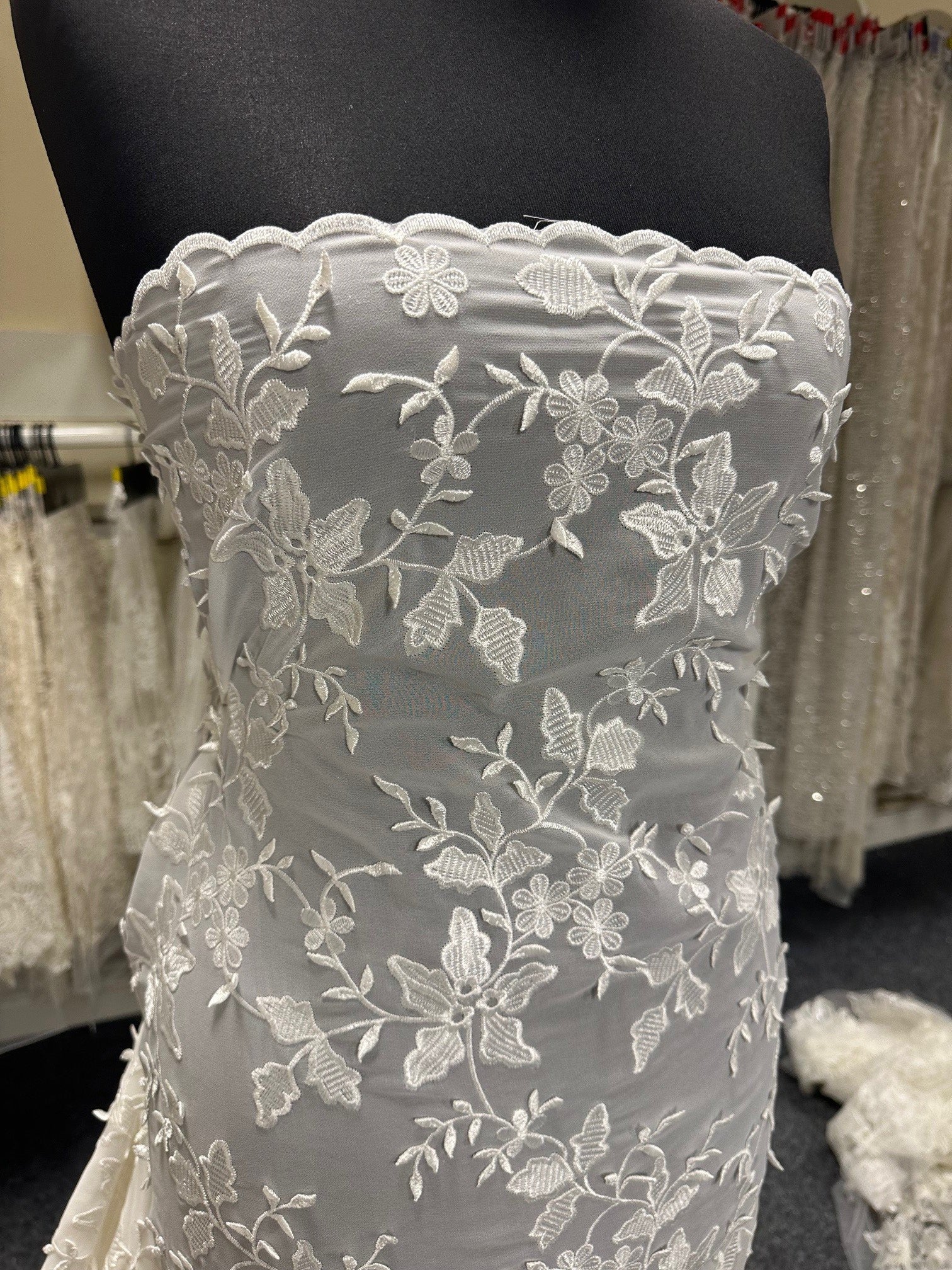 Dentelle Mousseline Ivoire - Arden
