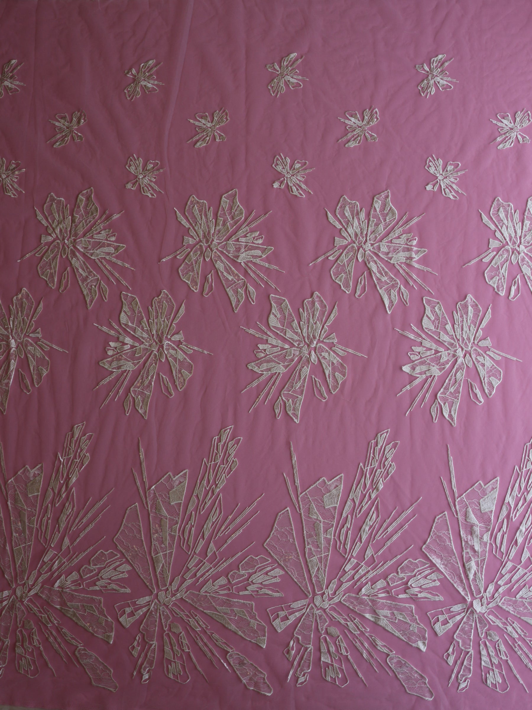 Dentelle Brodée Ivoire - Leif