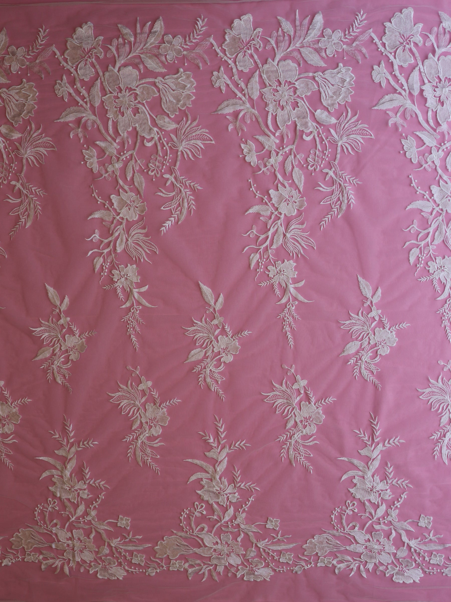 Dentelle Brodée Ivoire - Sheena