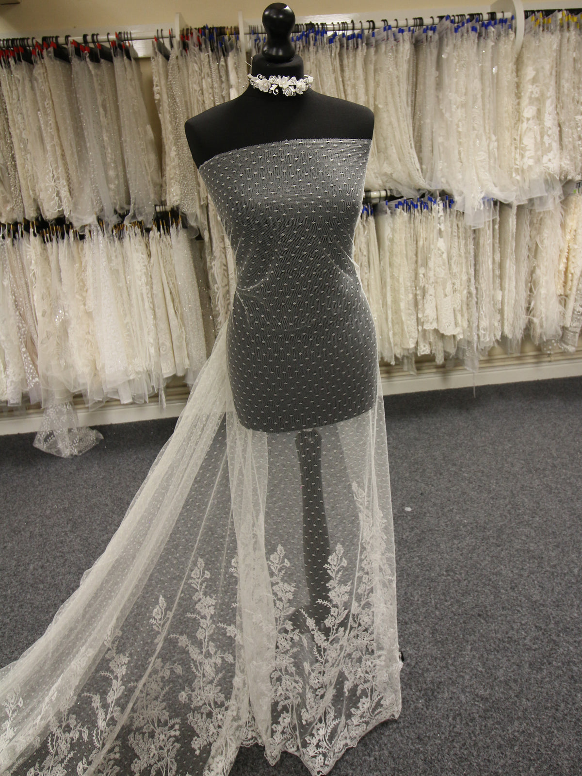 Dentelle Chantilly Ivoire Cordon - Lido