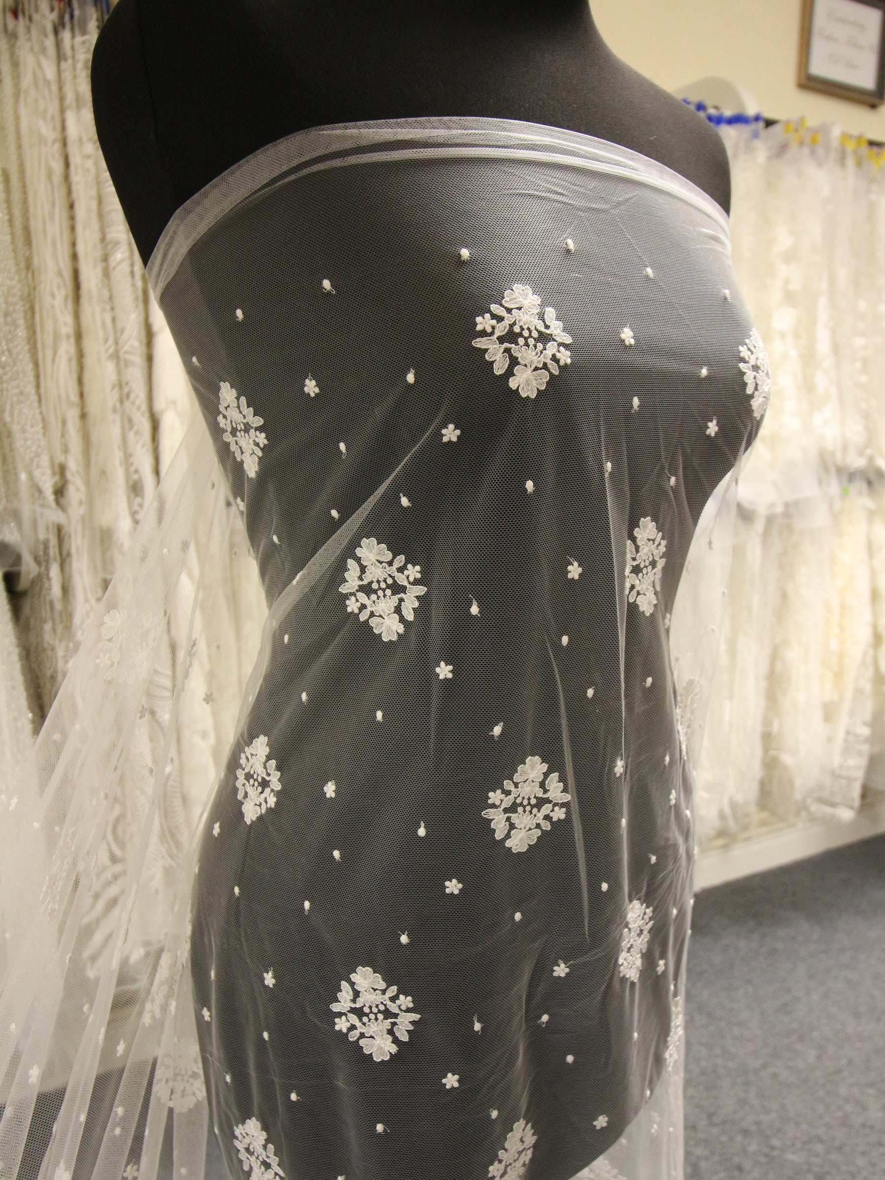 Dentelle Brodée Ivoire - Villanelle