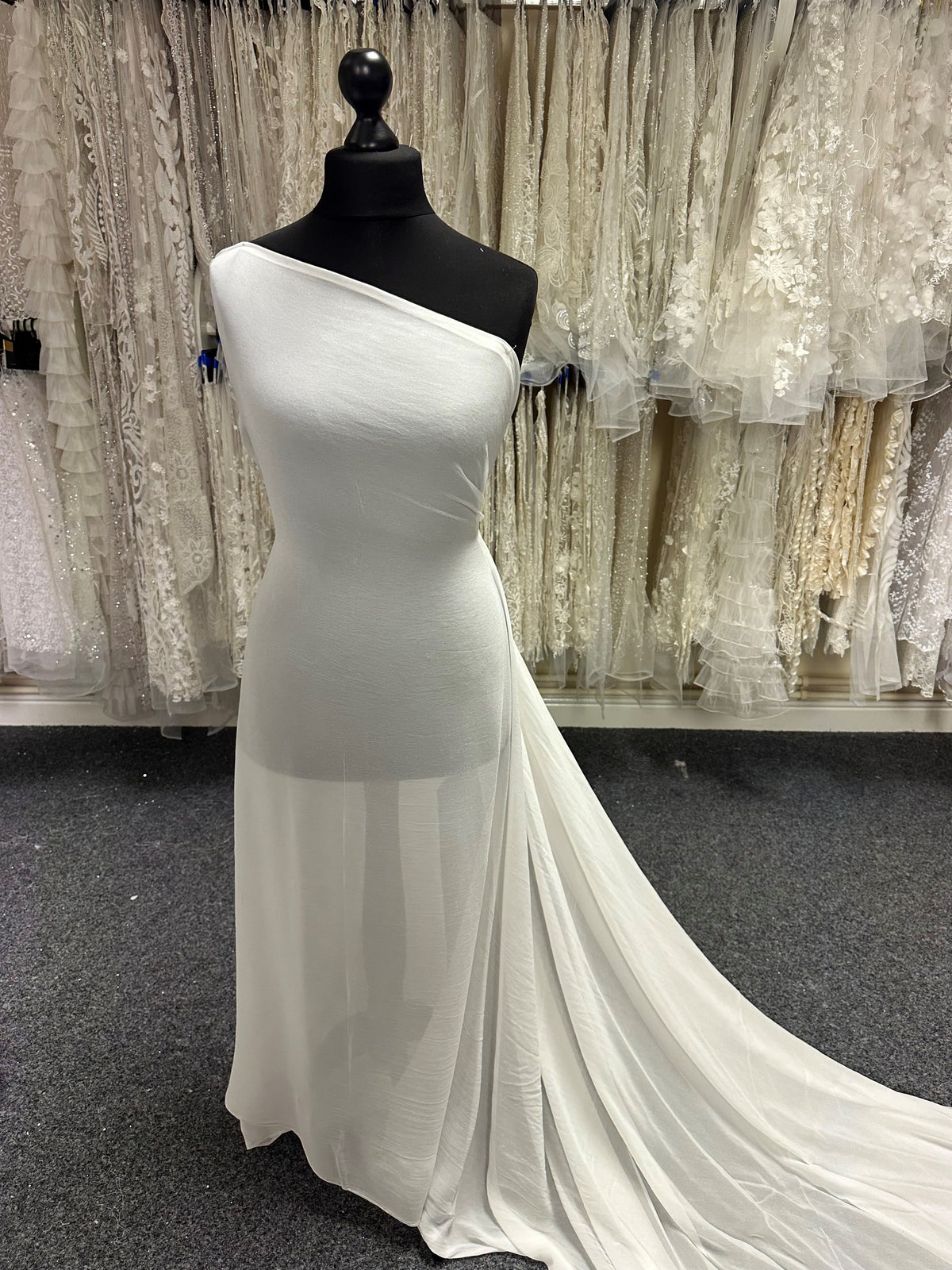 Georgette Viscose Ivoire - Illustrious