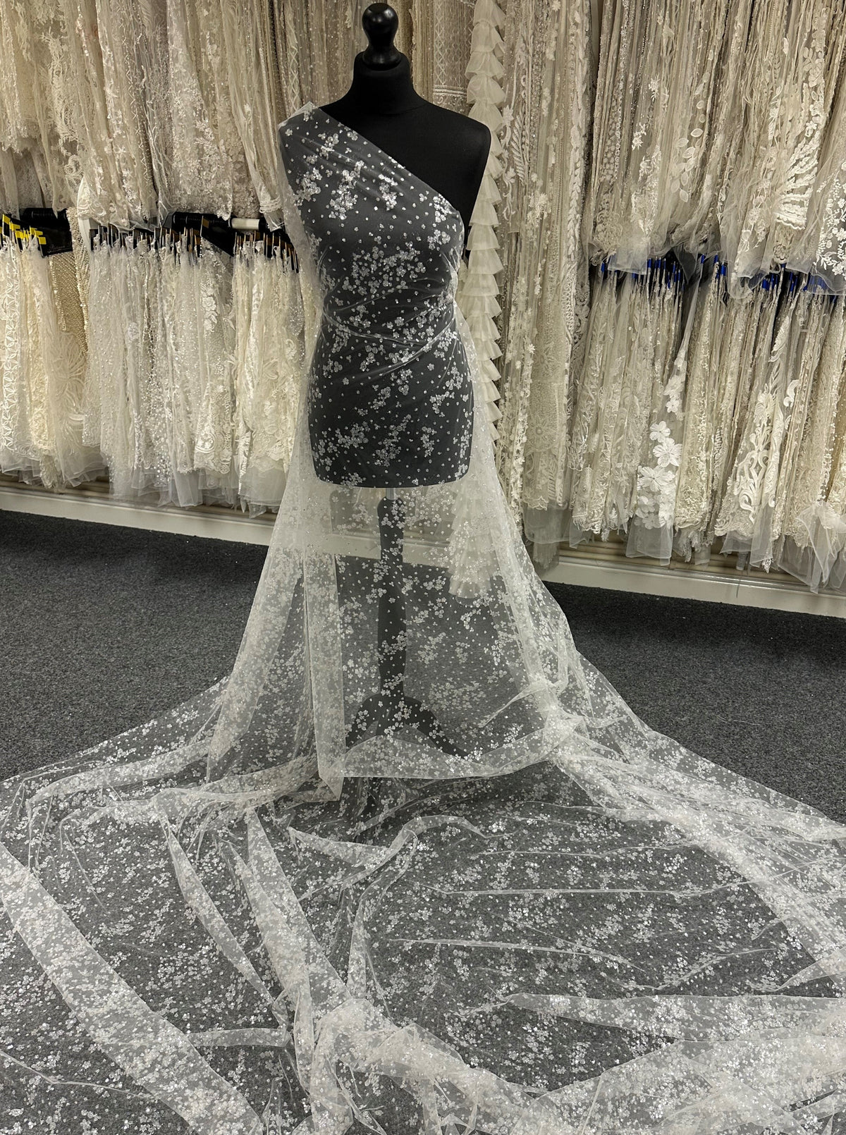 Tulle Pailleté Ivoire - Twinkle