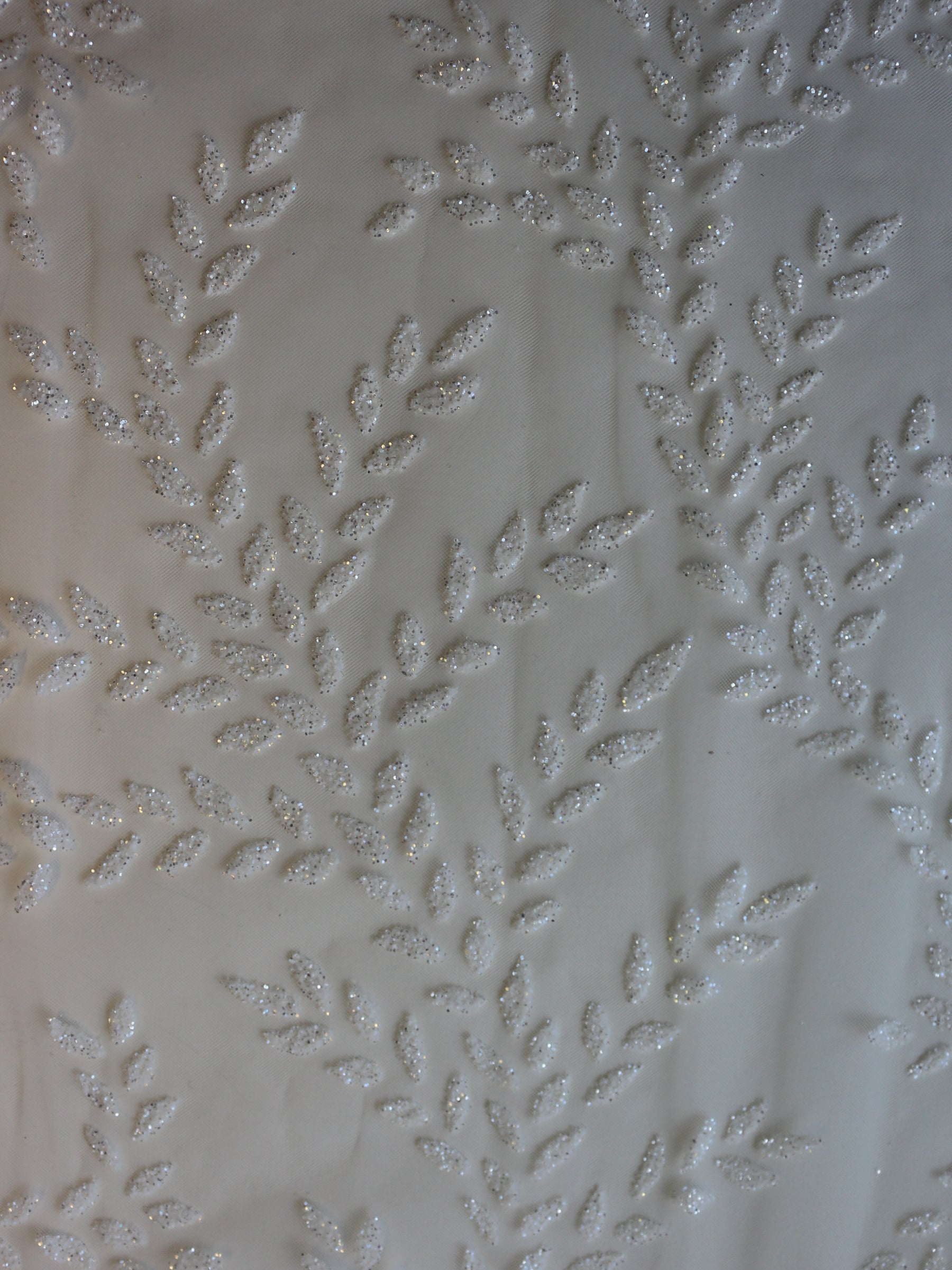 Dentelle Pailletée Ivoire - Balsinde