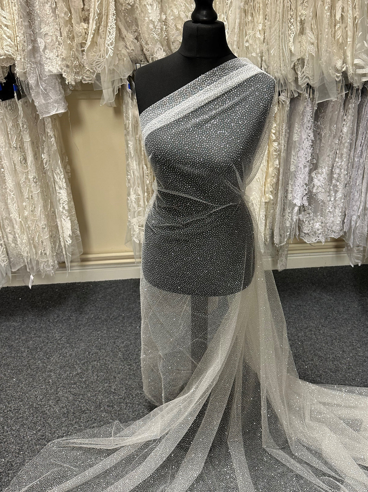 Tulle pailleté ivoire – Spectacular