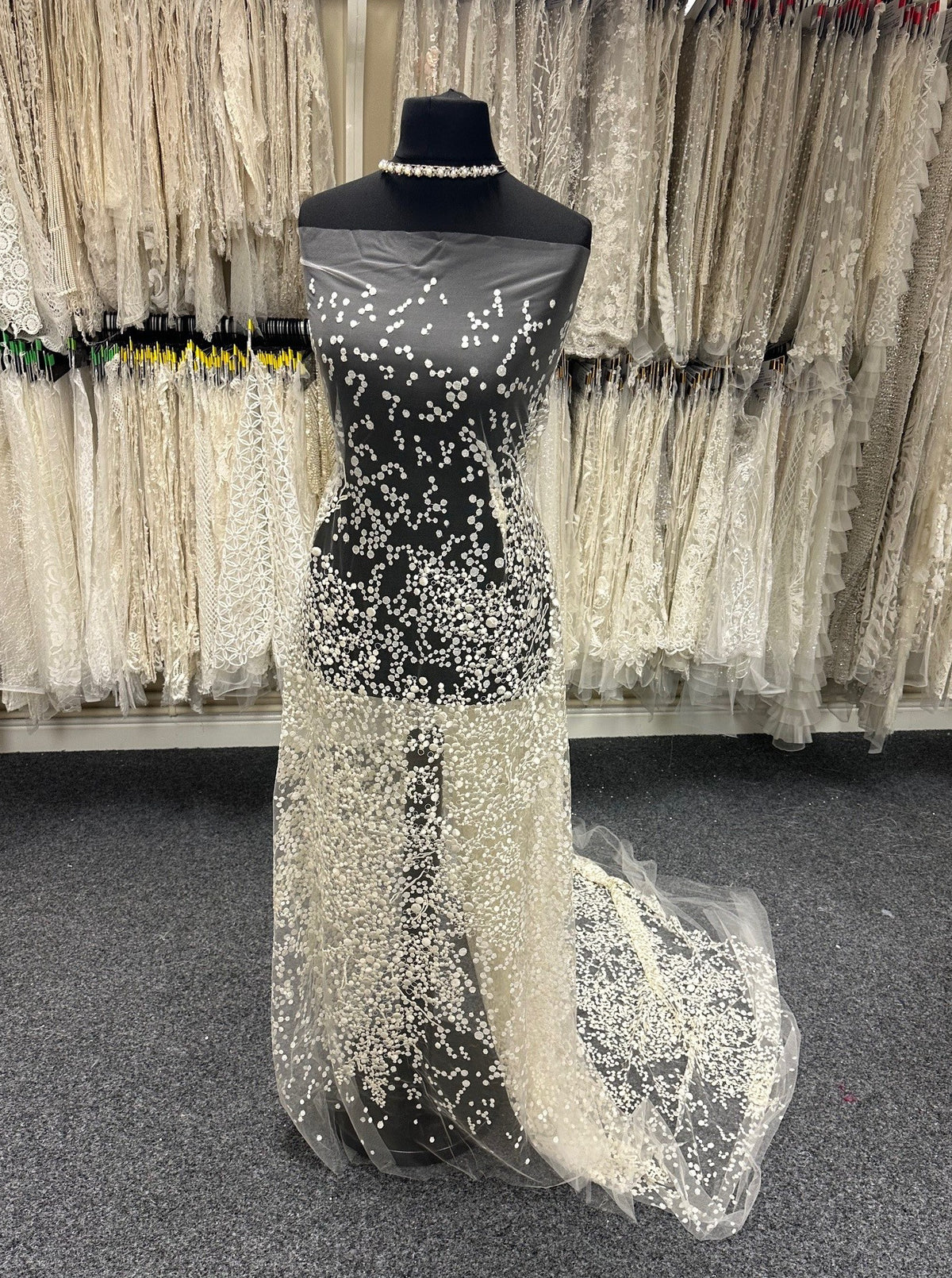 Dentelle Broderie Ivoire - Sloane