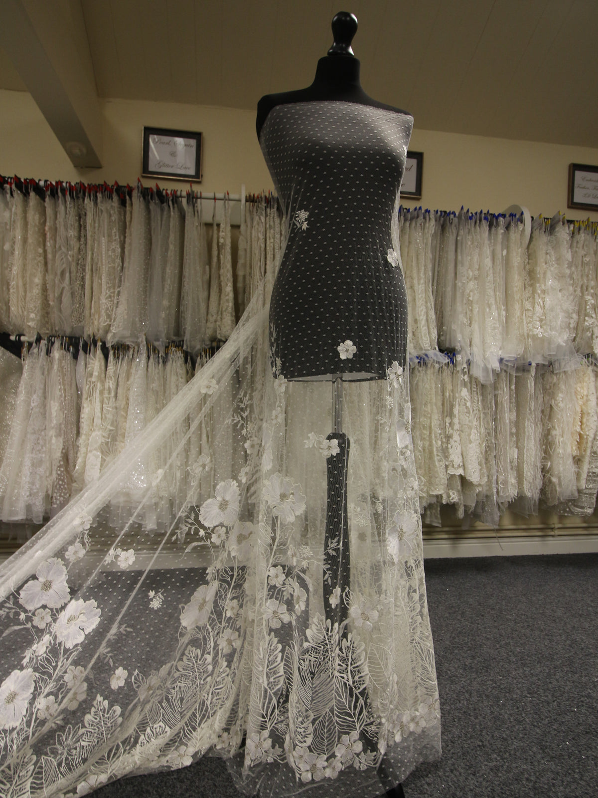 Dentelle Brodée Ivoire - Violetta